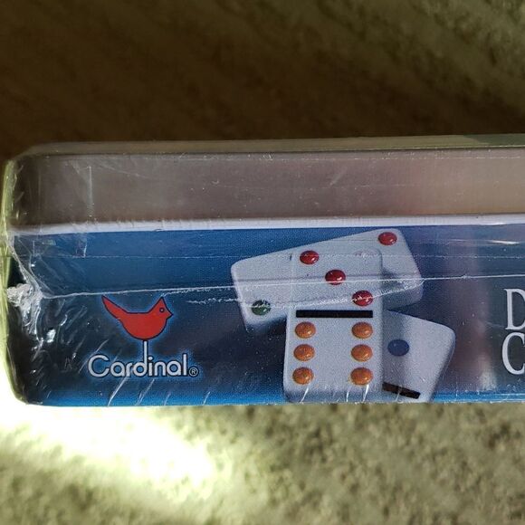 CARDINAL Double Six Color Dot Dominoe's Set - Picture 3 of 4